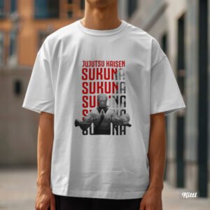 Jujutu Sukuna Anime Printed T-shirt