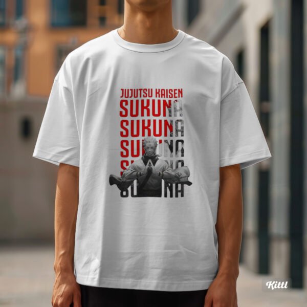 Jujutu Sukuna Anime Printed T-shirt