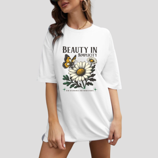 Beauty in Simplicity Oversized T-Shirt