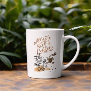 Black Magic Coffee Mug - "Coffee Is Always a Good Idea"
